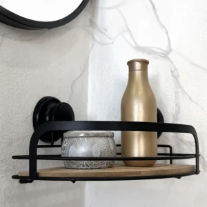 ORGANIZADOR ESQUINERO SIMPLE NEGRO CON SOPAPA