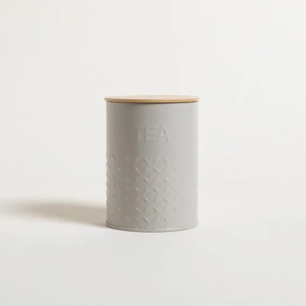 LATA REDONDA TAPA BAMBOO GREY TEA - Imagen 2