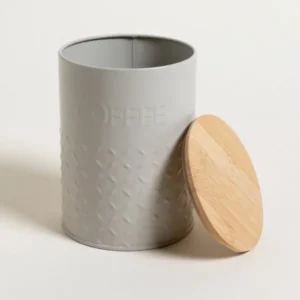 LATA REDONDA TAPA BAMBOO GREY COFFEE