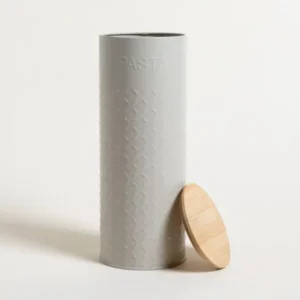 LATA REDONDA TAPA BAMBOO GREY PASTA 11,5X29,5 CM