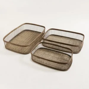 BANDEJA RECTANGULAR HANOI GRANDE 47X32 CM