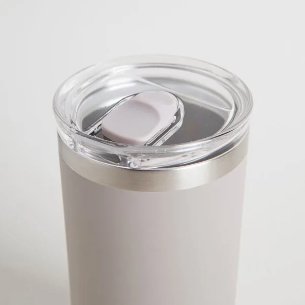 VASO TERMICO DE ACERO INOXIDABLE GRIS - Imagen 2