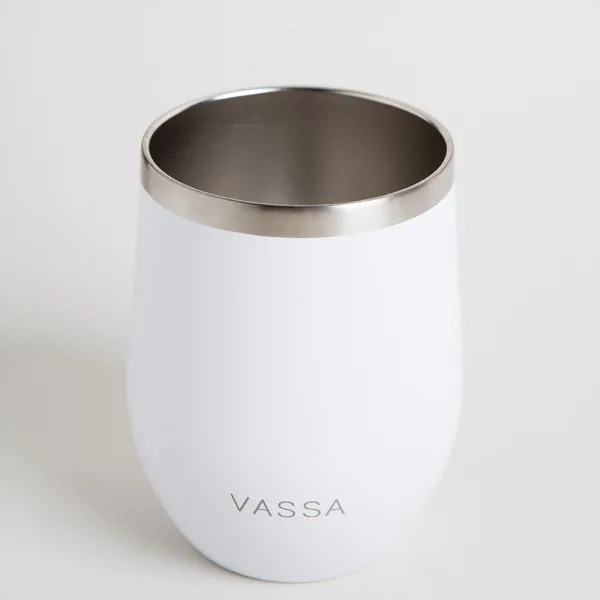 MATE DE ACERO INOXIDABLE BLANCO - Imagen 2