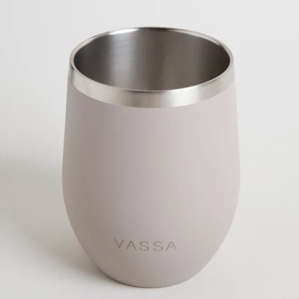 MATE DE ACERO INOXIDABLE GRIS