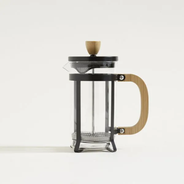 CAFETERA CON EMBOLO ACERO Y BAMBOO - Imagen 2
