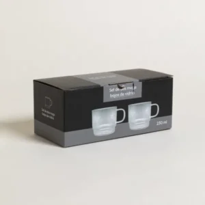 SET X 2 MUGS NET BOROSILICATO