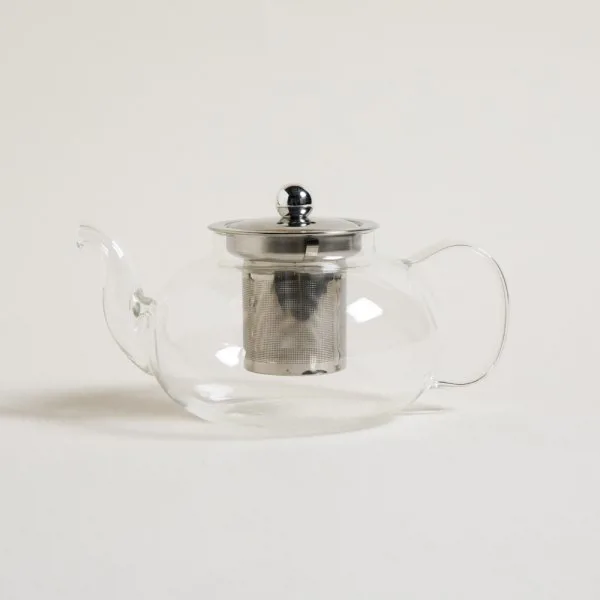 TETERA DE VIDRIO CON INFUSOR Y TAPA DE ACERO - Imagen 2