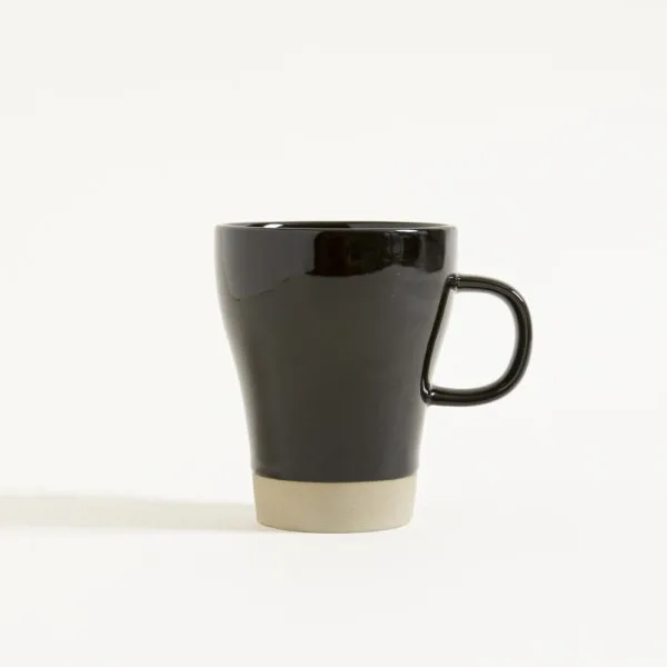 MUG BUDAPEST 350 ML CERAMICA NEGRA - Imagen 2