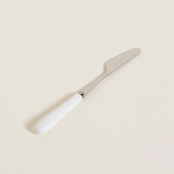 UNTADOR DE ACERO CON MANGO DE CERAMICA BLANCO - Imagen 2