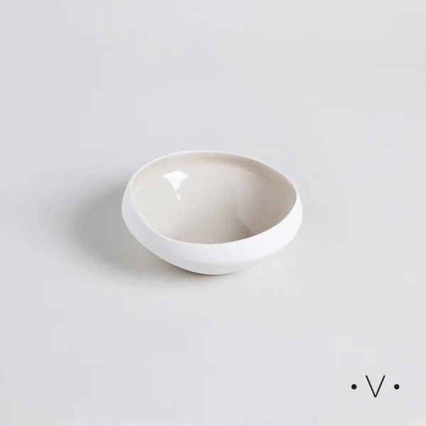 MINI BOWL AMALFI 220 ML BLANCO/NAT PORCELANA - Imagen 2