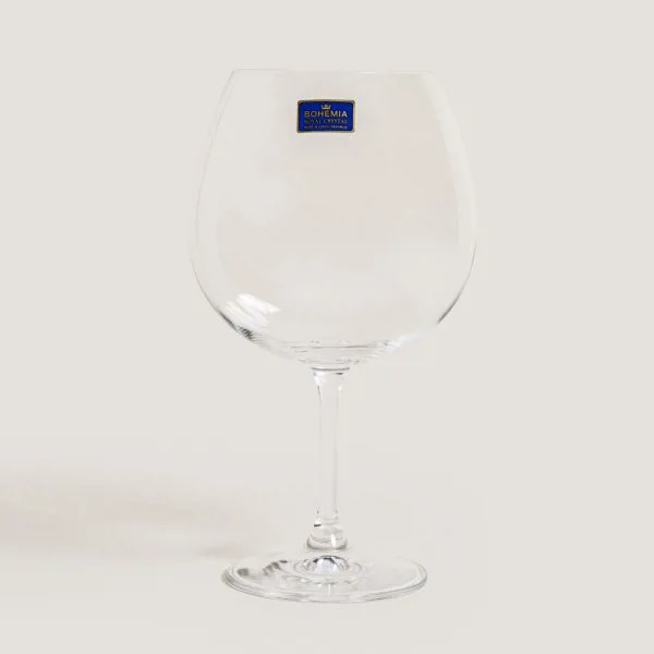 SET X 2 COPAS DE CRISTAL DE BOHEMIA GIN TONIC 820 ML
