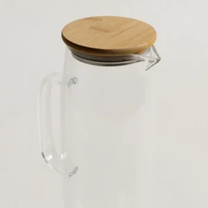 JARRA RECTA CON TAPA DE BAMBOO