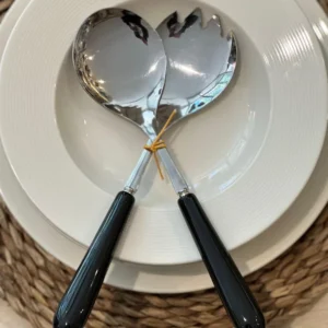 SET CUCHARAS PARA ENSALADA ACERO