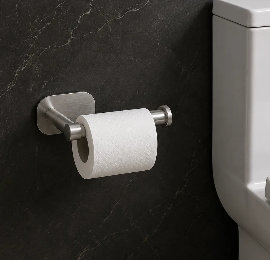 PORTA PAPEL DE METAL CON AUTOADHESIVO 3M - Imagen 2