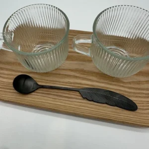 CUCHARITAS PLUME NEGRO MATE