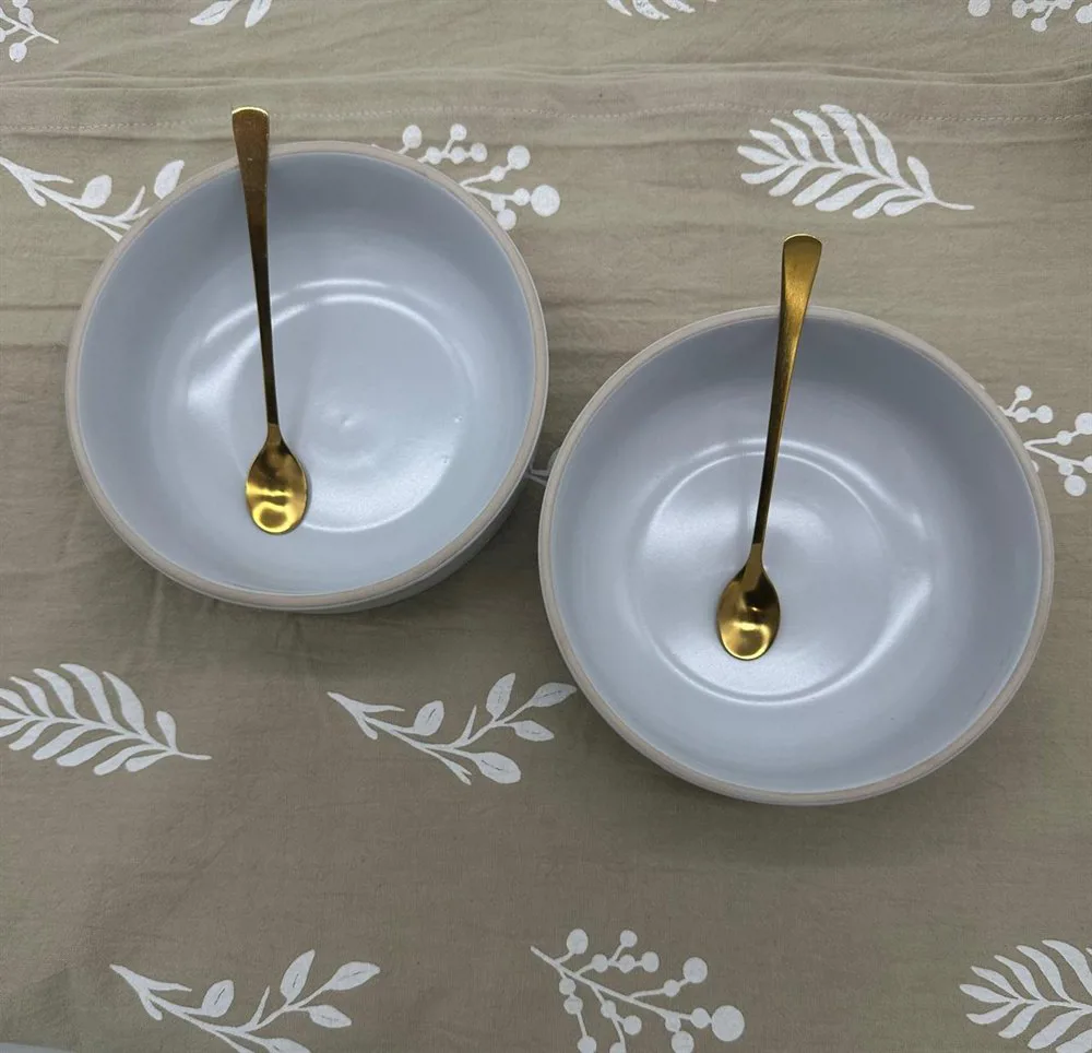 BOWL CHENINI GRIS BORDE NATURAL
