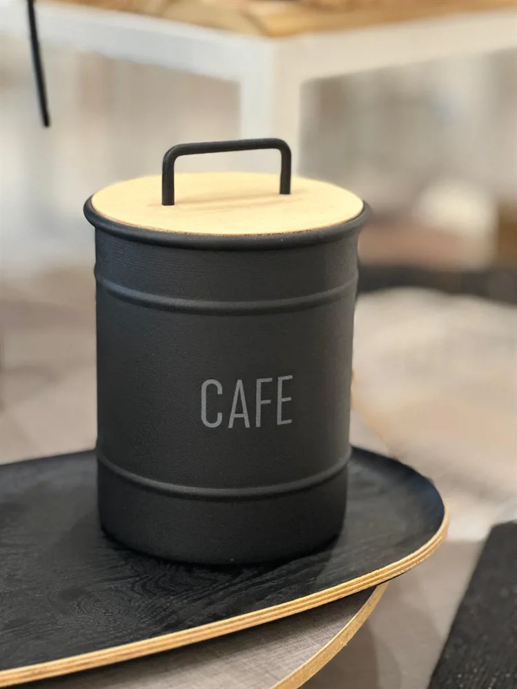 TARRO ECO CAFE ALUMINIO Y BAMBOO