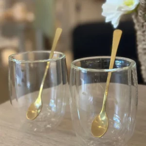 MUG BOROSILICATO DOBLE VIDRIO, DOBLE FONDO SIN ASA