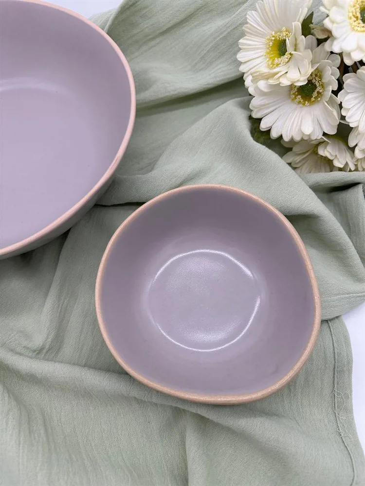 BOWL MONASTIR GRIS BORDE NATURAL - Imagen 4
