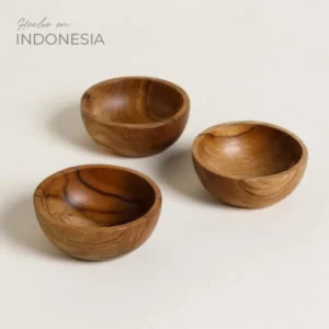 SET X 3 MINI DIPS DE MADERA DE TECA 50 ML