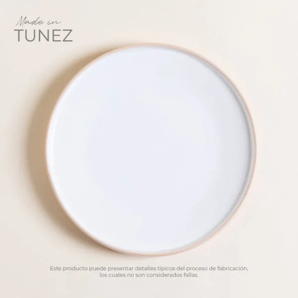 SET X 6 PLATO PLAYO TOZEUR TERRA BLANCO