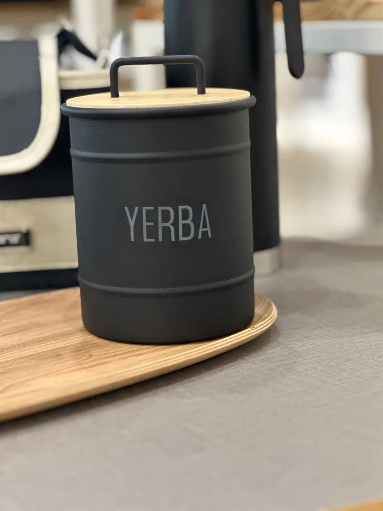 TARRO ECO YERBA ALUMINIO Y BAMBOO