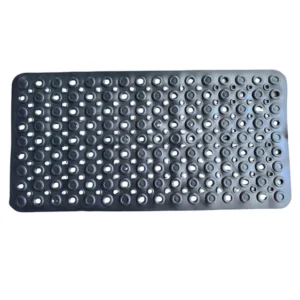 ALFOMBRA RECTANGULAR ANTIDESLIZANTE NEGRA