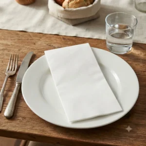 SERVILLETA RECTANGULAER PAPEL ULTRA SOFT BLANCA LISA