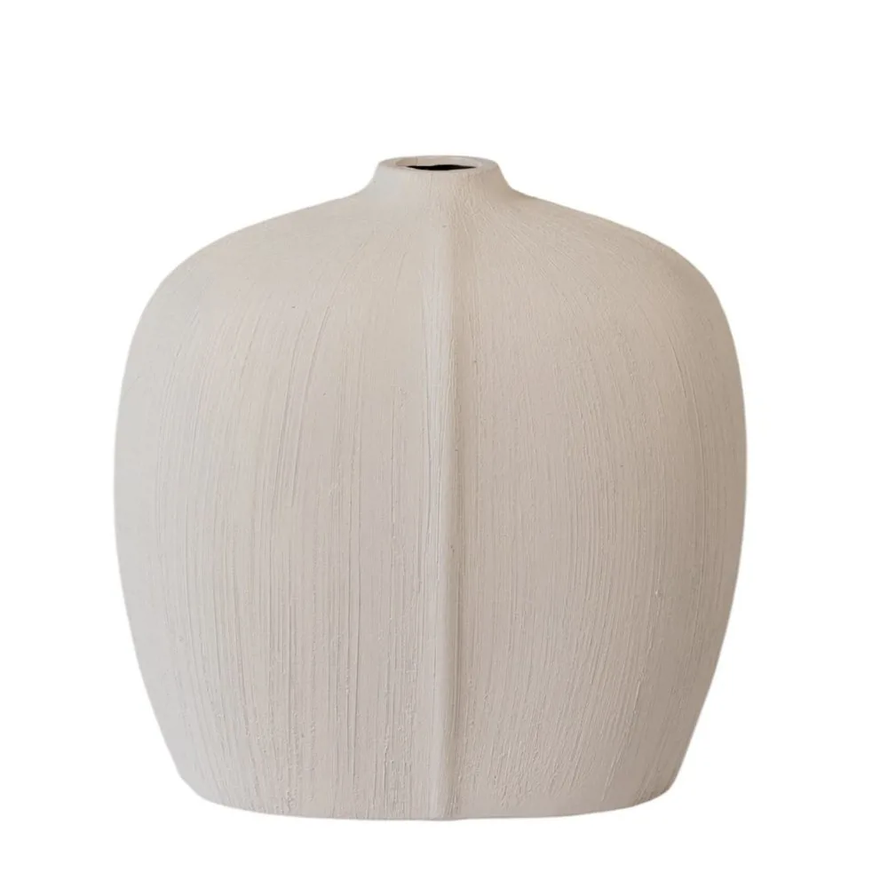 JARRON DE TERRACOTA BLANCO