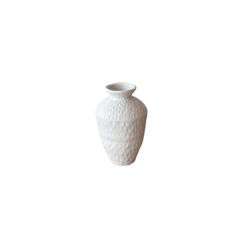 JARRON DE TERRACOTA BLANCO