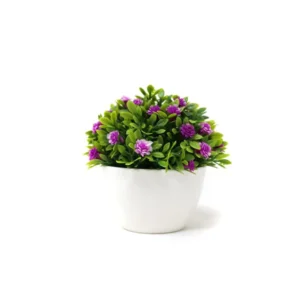 BONSAI FLORES PURPURA MACETITA 9 CM X 6  CM