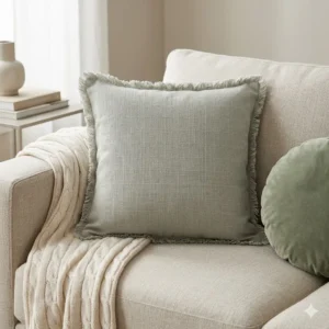 ALMOHADON GASA DOBLE GRIS PERLA