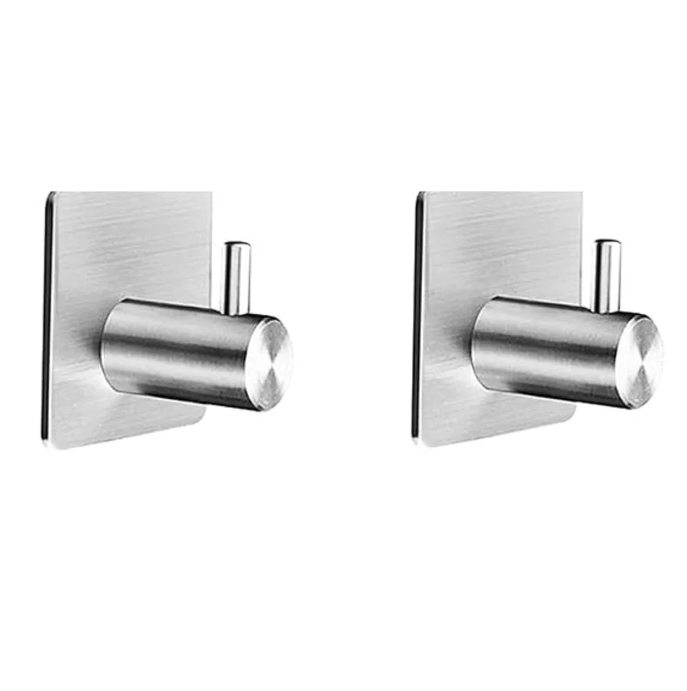 GANCHO DE METAL AUTO ADHESIVO 3M X 2 UNIDADES