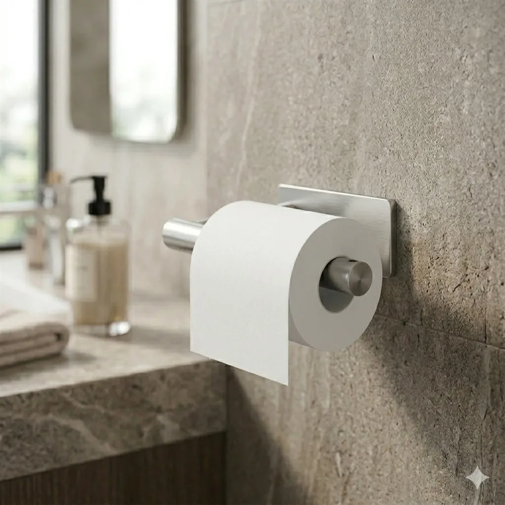 PORTA PAPEL DE METAL CON AUTOADHESIVO 3M - Imagen 2