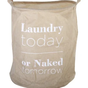 CESTO PARA ROPA LAUNDRY TODAY COLOR BEIGE