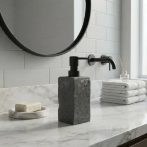 DISPENSER STONE GRIS RESINA