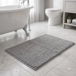 ALFOMBRA SHAGGY RECTANGULAR GRIS