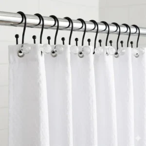 12 GANCHOS DE BAÑO METAL PREMIUM BUBBLES