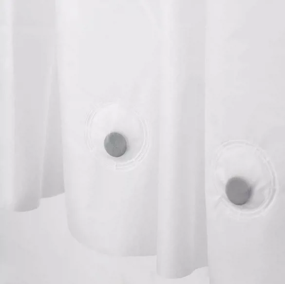 PROTECTOR DE CORTINA DE BAÑO 100 MICRONES CON IMAN - Imagen 2