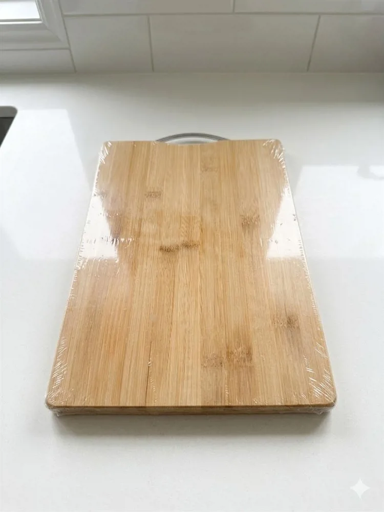 TABLA DE MADERA CON ASA DE METAL - Imagen 2