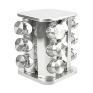 ESPECIERO C/ SOPORTE CUADRADO GIRATORIO ACERO