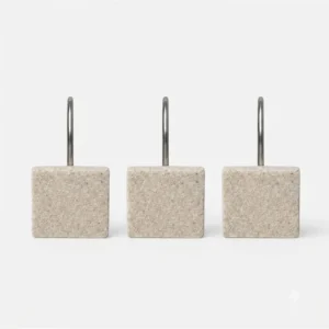 GANCHO DE BAÑO PETRA SQUARE BEIGE