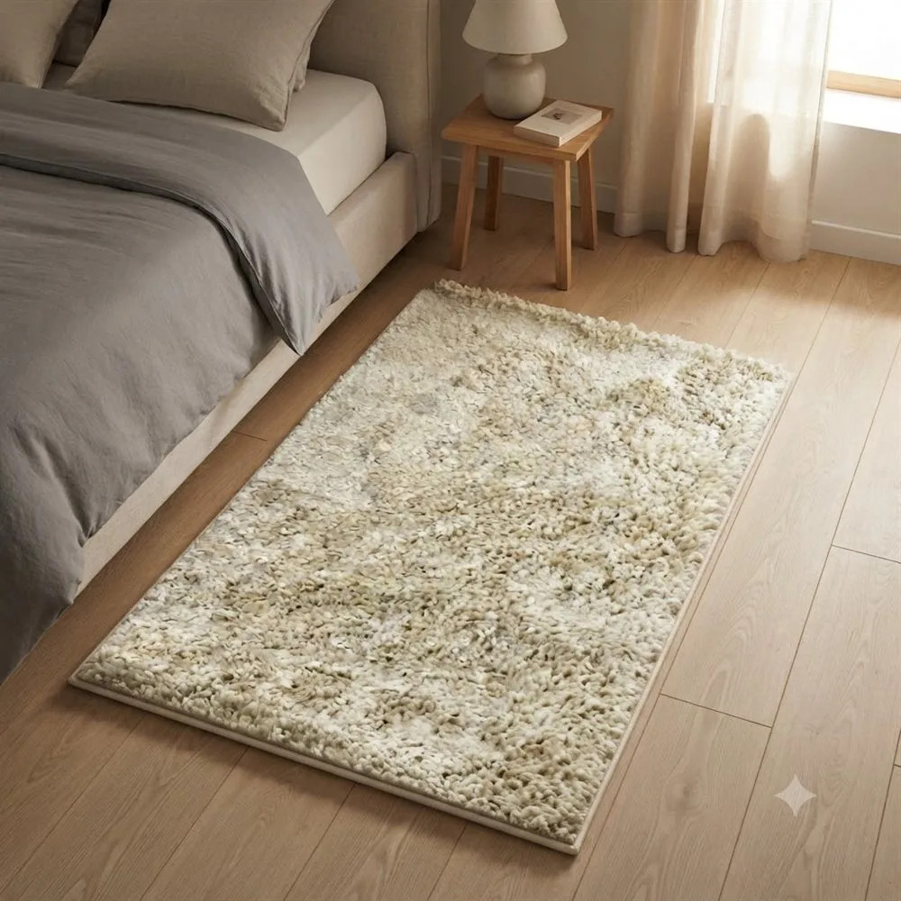 ALFOMBRA SHAGGY COOL COLOR CREMA