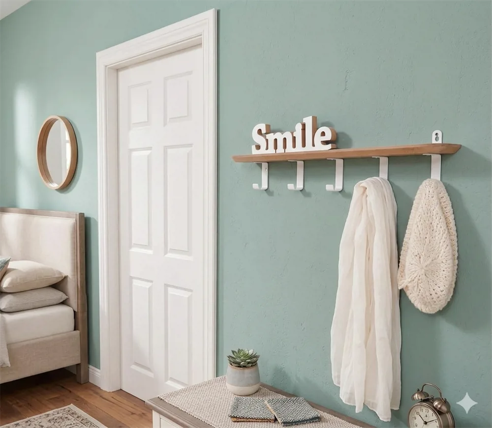 PERCHERO CON ESTANTE
