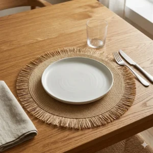 PLATO DE SITIO POLIESTER IBIZA CAMEL