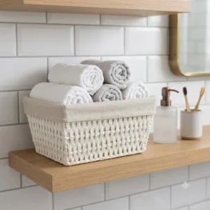 CAJA ORGANIZADORA DE PAPEL CRAFT BLANCO