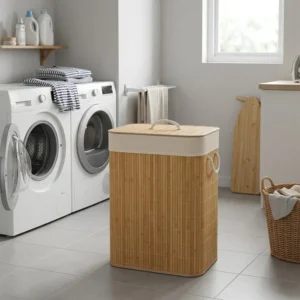 CESTO DE RORA BAMBOO CON TAPA
