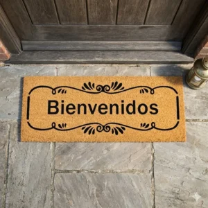FELPUDO RECTANGULAR BIENVENIDOS