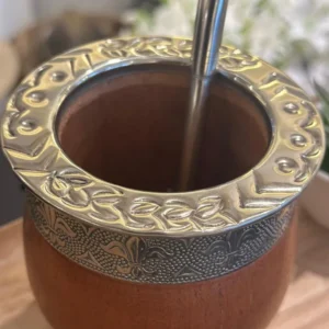 MATE IMPERIAL ALGARROBO CINCELADO