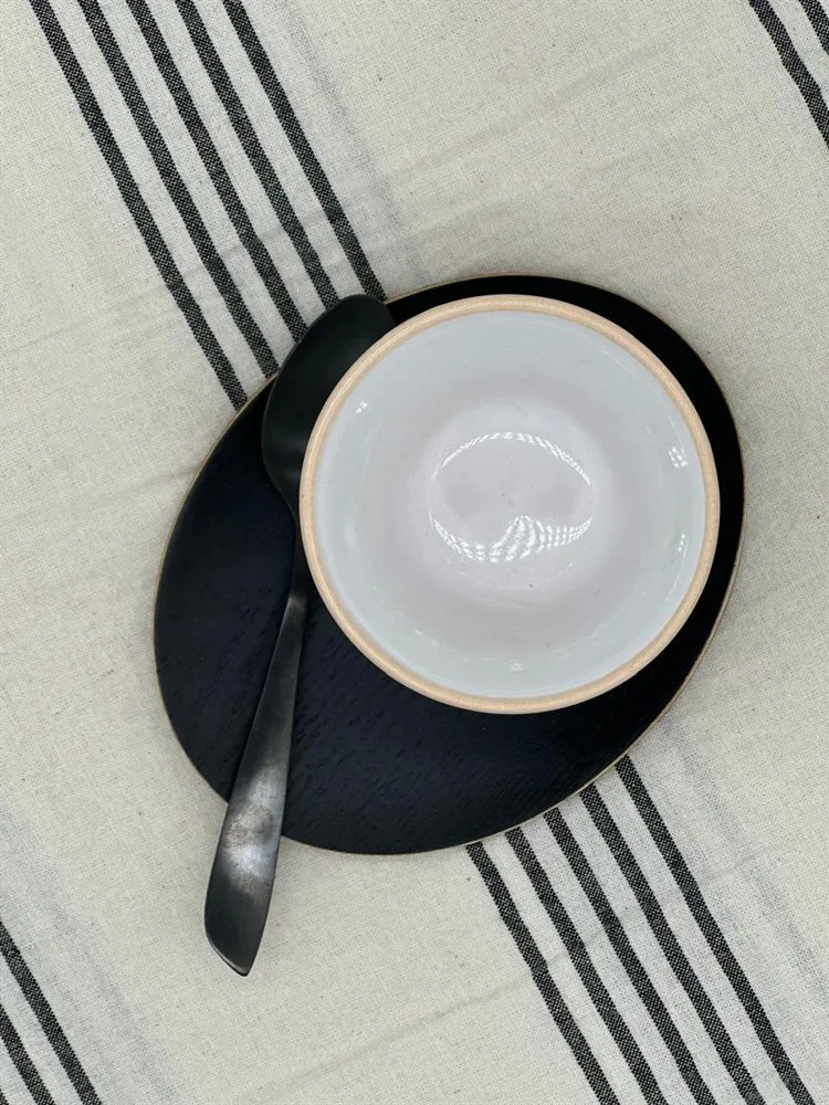 MUG SIN ASA TOZEUR NEO BLANCO BORDE NATURAL - Imagen 3